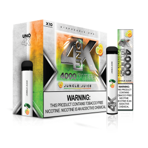 UNO 4K Tobacco Free Nicotine Disposable (Box of 10)