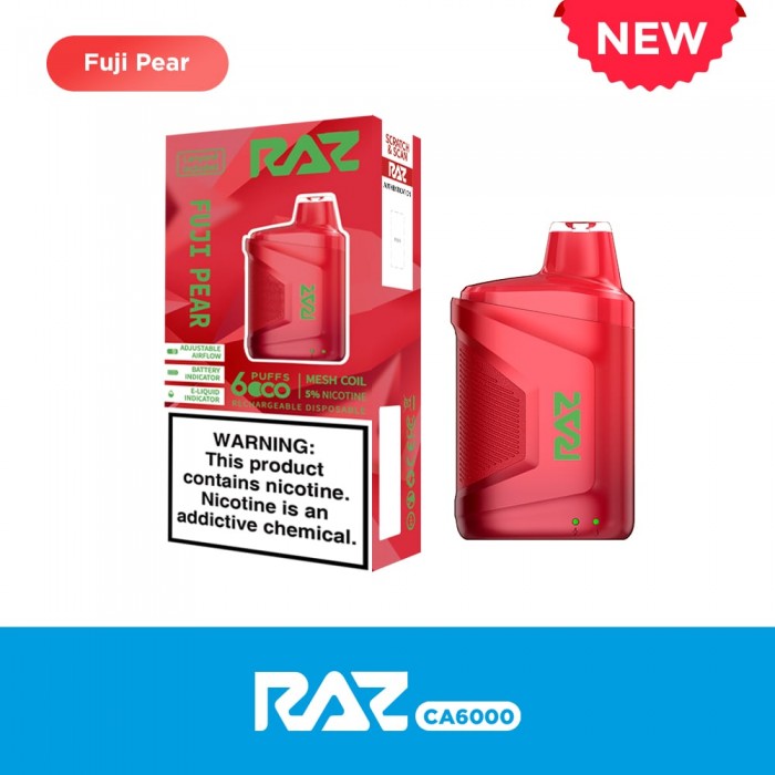 RAZ CA6000 10mL 6000 puff Disposable (Box of 10)