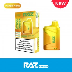 RAZ CA6000 10mL 6000 puff Disposable (Box of 10)