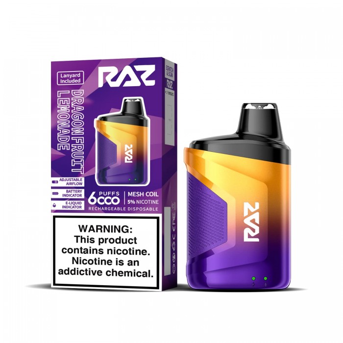 RAZ CA6000 10mL 6000 puff Disposable (Box of 10)