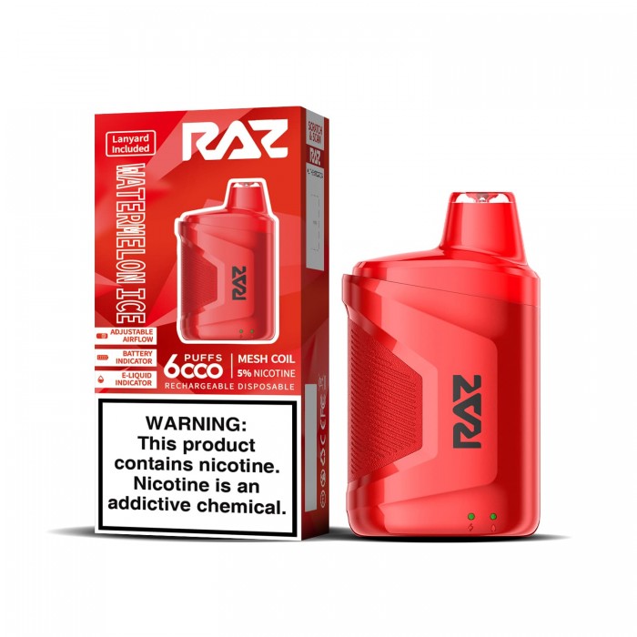 RAZ CA6000 10mL 6000 puff Disposable (Box of 10)