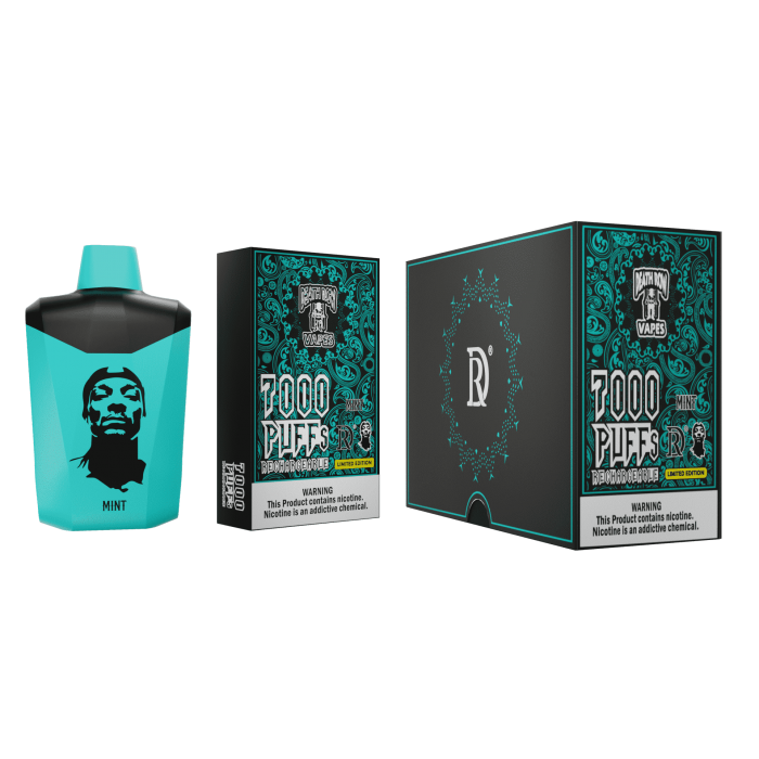 Death Row Vapes Special Edition 7000 Puffs Disposable (Box of 5) by Snoop Dogg