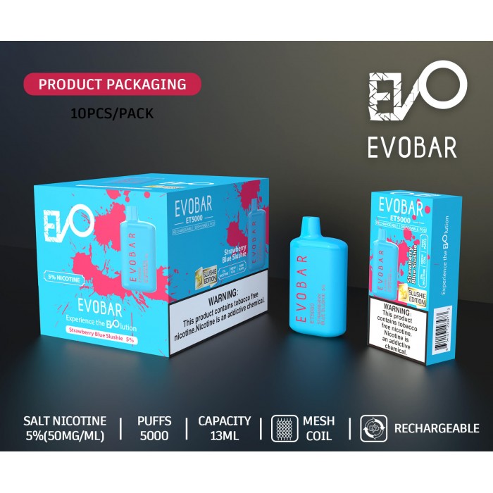 EVO Bar ET5000 Disposable [Slushie Edition] by EVO (Box of 10)