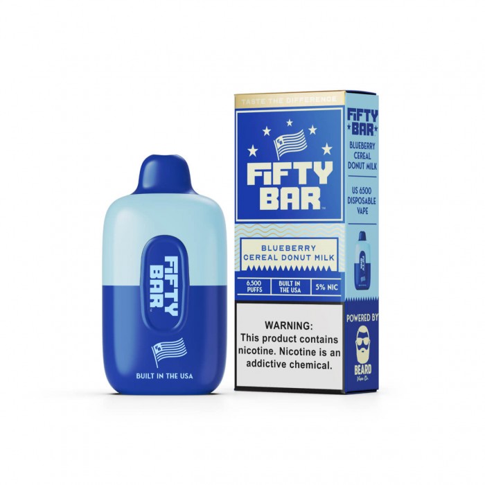 Fifty Bar 6500 Puffs Disposable (Box of 10)