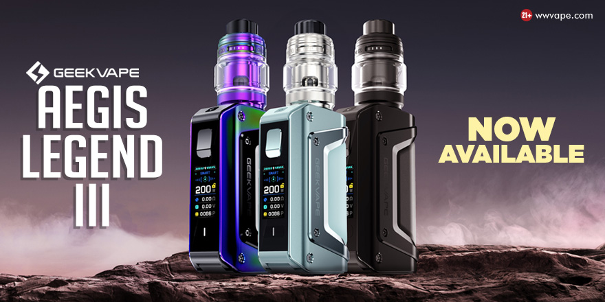 Aegis Legend 3 by Geekvape Coming Soon at Worldwide Vape!