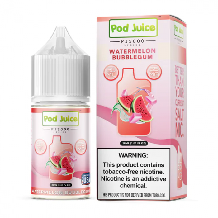 Pod Juice PJ5000 Series Tobacco Free Nicotine Salt E-Liquid (30 mL)