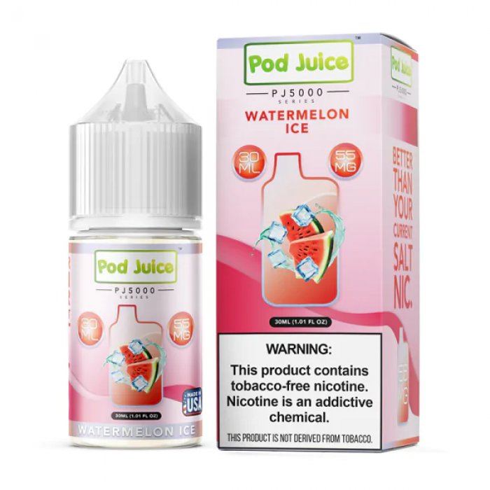 Pod Juice PJ5000 Series Tobacco Free Nicotine Salt E-Liquid (30 mL)