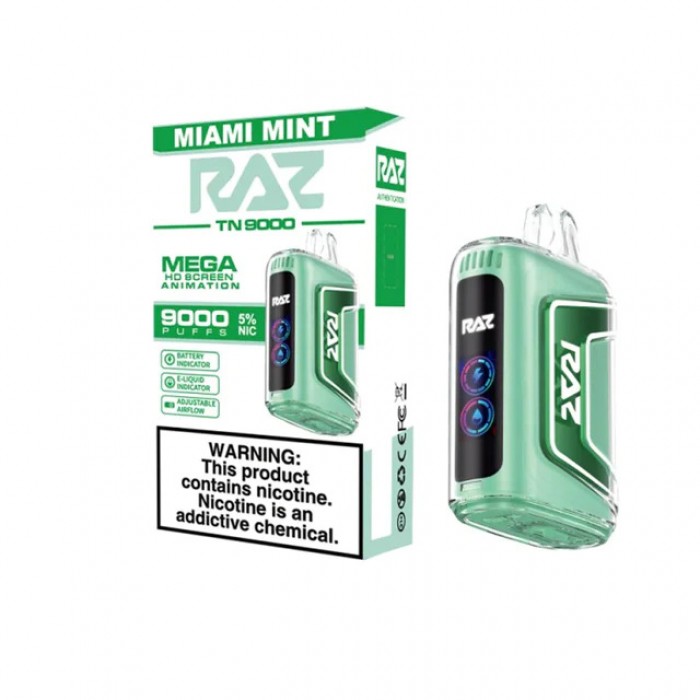 RAZ TN9000 Disposable Vape 9000 Puffs (Box of 5)