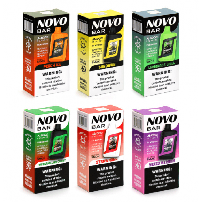 SMOK Novo Bar AL6000 Disposable (Box of 5)