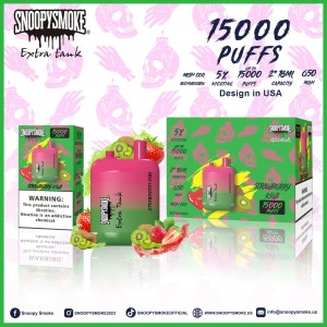 SnoopySmoke Extra Tank 15000 Puffs Disposable (Box of 10)