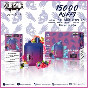 SnoopySmoke Extra Tank 15000 Puffs Disposable (Box of 10)