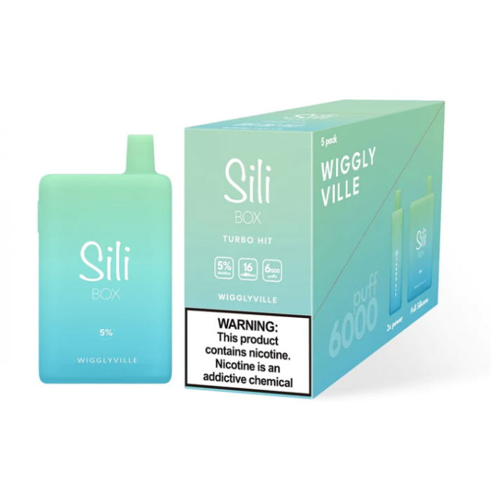 Sili Box Disposables 6000 puffs (Box of 5)