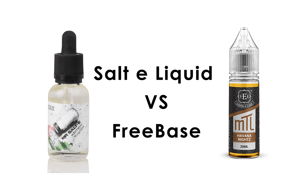 Difference between Salt e liquid and Freebase