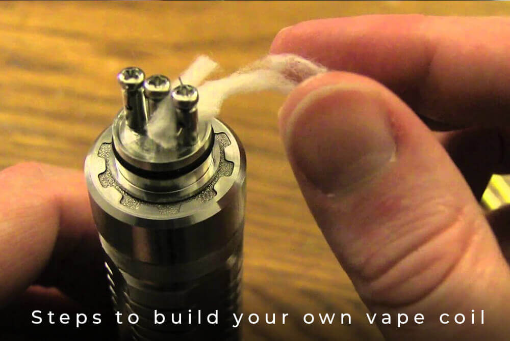 Steps to build your own vape coil